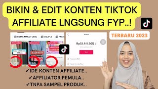 CARA EDIT & BIKIN VIDEO TIKTOK AGAR FYP | CARA BUAT KONTEN TIKTOK AFFILIATE SIMPLE UNTUK PEMULA 2023 screenshot 4