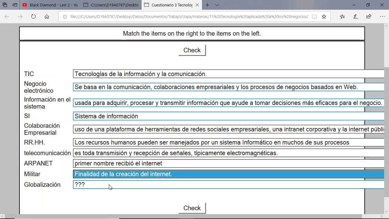 Tecnología Aplicada a los Negocios.  Resumen Asignatura.