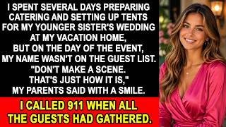 I prepared my sister s wedding at my vacation home for days, but wasn t invited
