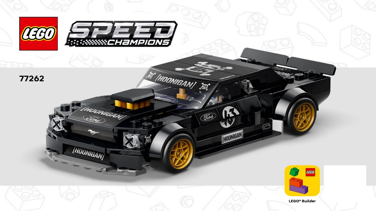 Speed Champions - Ken Block's 1965 Ford Mustang Hoonicorn RTR V1 - Ford LEGO instructions