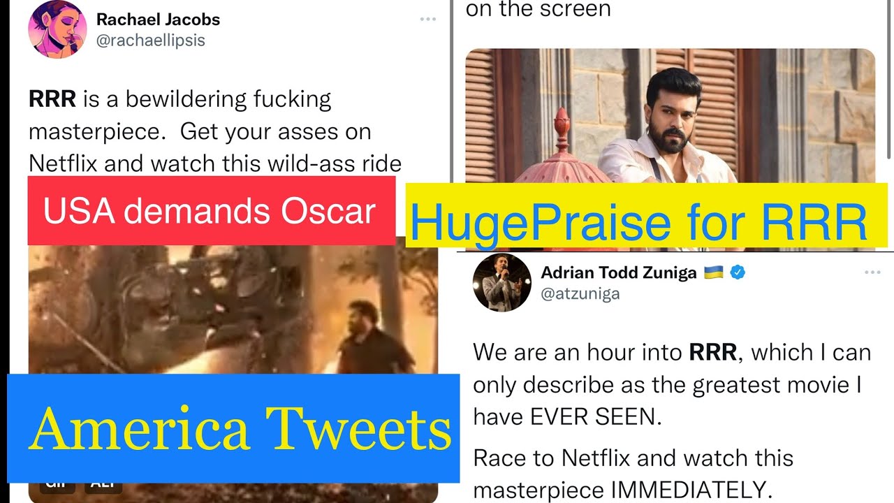 More Americans Pour Tweet Love for SS Rajamouli’s RRR | Ram Charan, NTR Jr, Alia Bhatt, Ajay Devgan