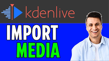 Kdenlive : How to Import Videos Pictures Music (2025)