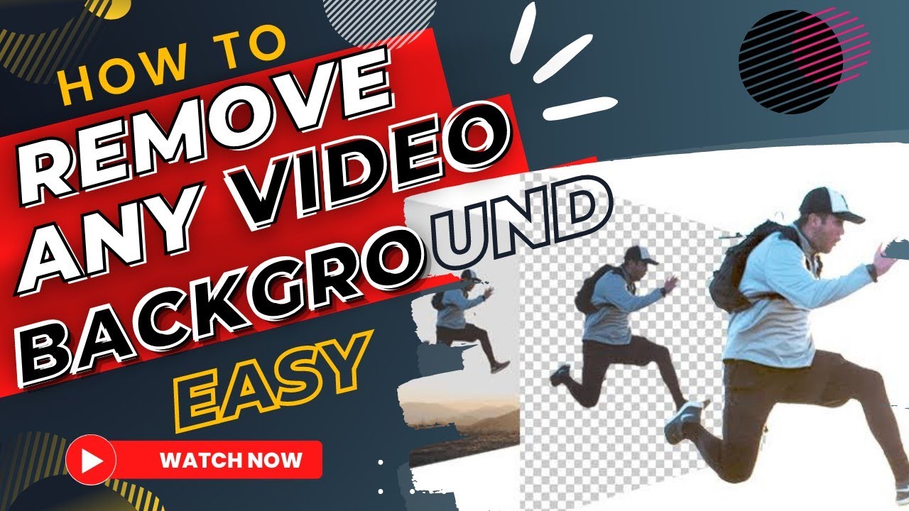 How To Remove Any Video Background Without Green Screen