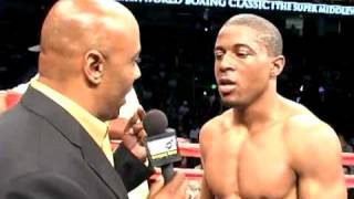 Steve Upsher Chambers Post Fight Interview at the Showtime Super 6 Tournament