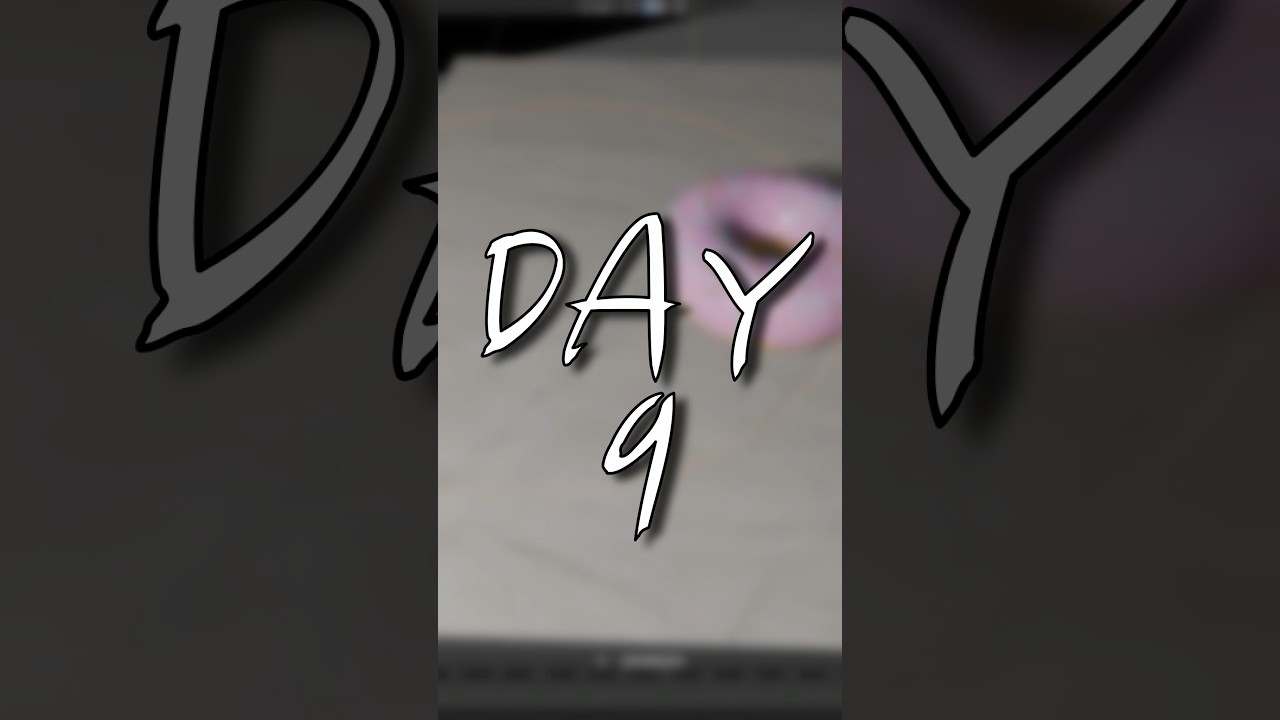 Day 9 of learning blender… 