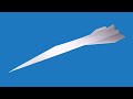 comment faire l'avion le plus rapide du monde en papier #concorde