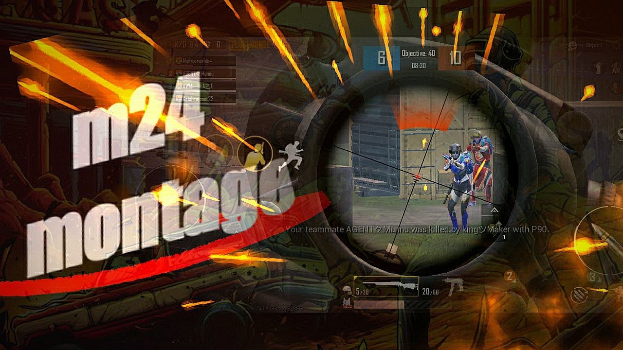 || TDM M24 montage || 15subscriber special || PUBG mobile ||| - YouTube