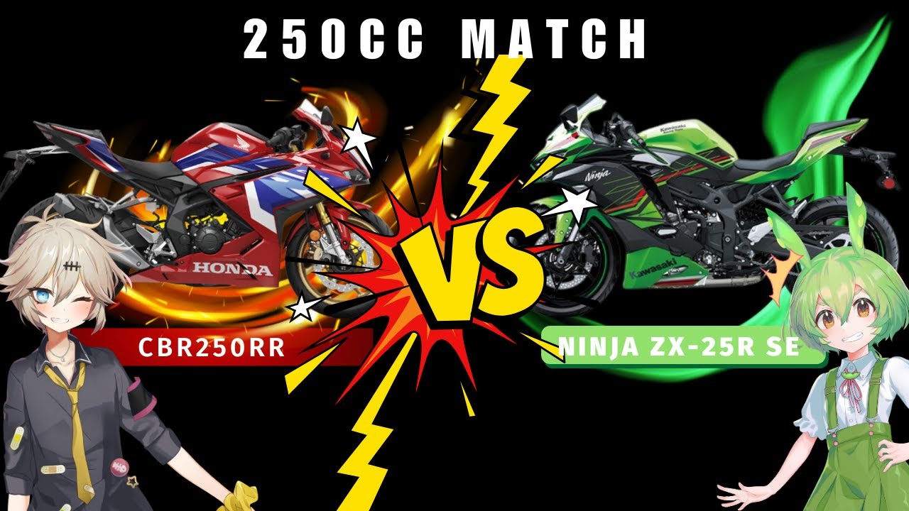 CBR250RR VS ZX-25Rあなたはどっちを買う？Japan's 250cc fastest