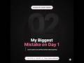 Day 02 — My Biggest Coding Mistake | Ramadan Coding Series #shorts
