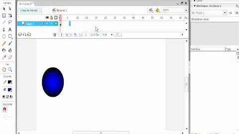 Como crear una interpolacion de movimiento en Macromedia Flash