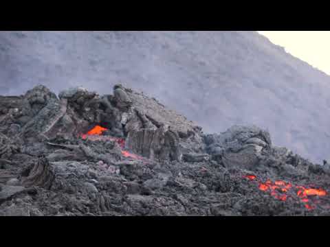 Pacaya Volcano Degassing & Lava Flows