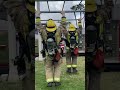 Firefighter Vs Police Officer Pull Up Challenge