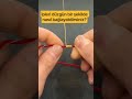 düzgün bir şekilde ipleri birbirine bağlama tekniği ✅