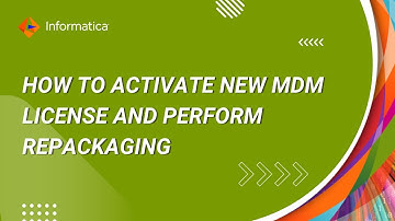 How to Activate New MDM License and Perform Repackaging
