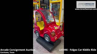 Lot Falgas Police Car Kiddie Ride