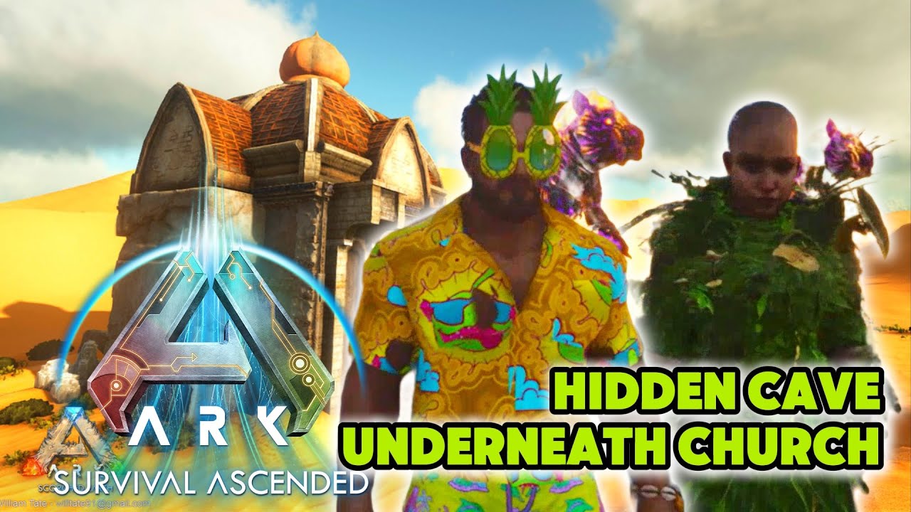 This Church HIDES a Secret Cave... (Ark: Survival Ascended)