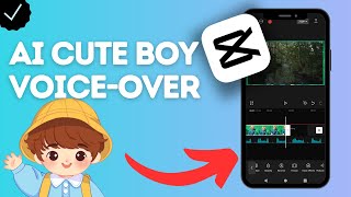 How to generate cute boy AI voice-over in CapCut?
