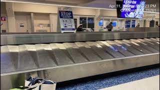 Airplane to Baggage Claim to Car Rental Shuttle at Dallas/Fort Worth Int. Airport (Apr 11, 2021)