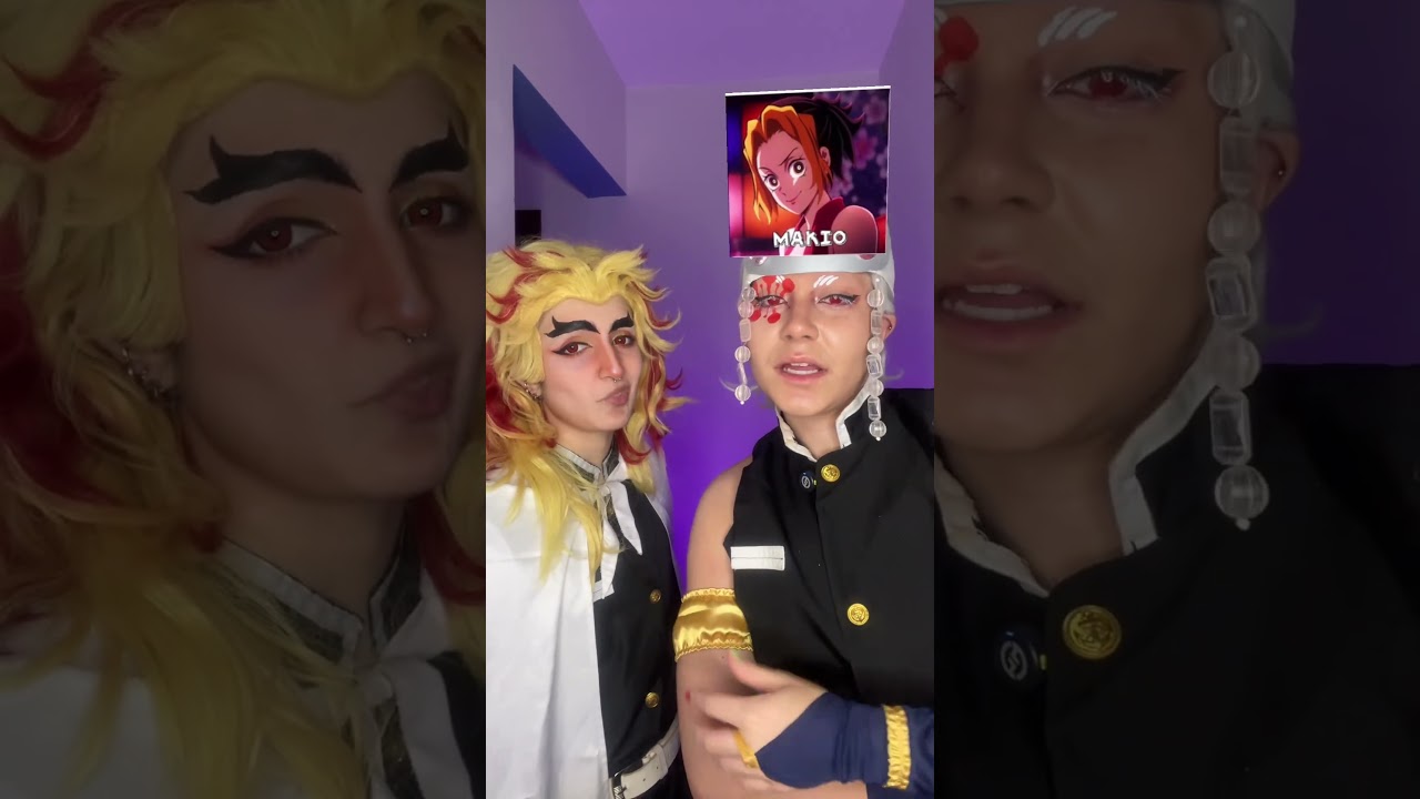 RENGOKU E UZUI TIRAM NO FILTRO!! #cosplay #kimetsunoyaiba #demonslayer ​⁠@Nandalorenzine