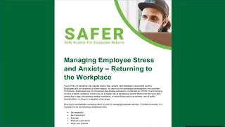 Safe Actions for Employee Returns: Managing Anxiety | National Safety Council
