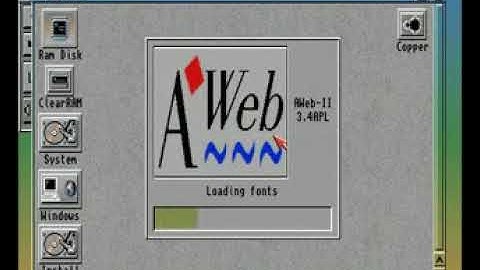 YouTube   Amiga 1200 running Classic Workbench OS