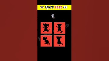 Test Your Eyes : Find The Correct Shadow || Eye Test Puzzles || #shorts #viral #paheliyan