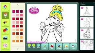 Disney Princess Coloring Games - On Youtube screenshot 4
