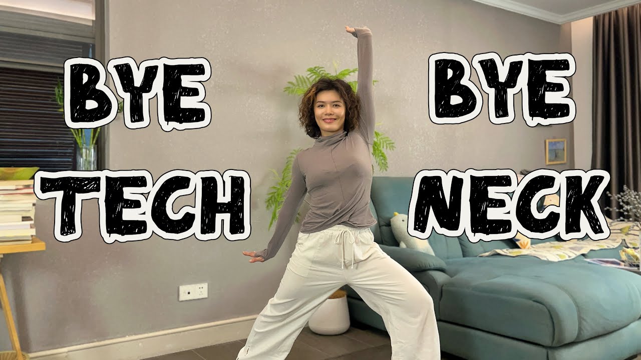 5-Min Qigong-Inspired Flow for Neck & Shoulder Pain | Bye Bye Tech Neck