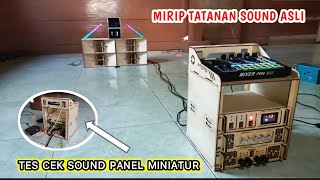 UJICOBA MINIATUR PANEL 3 PHASE‼️TATANAN MAKIN RAPI DAN GANTENG #miniatur #soundsystem #brewogaudio 