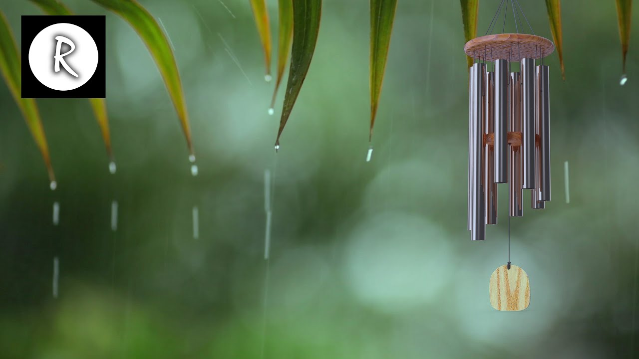 Chimes Rain Thunder  Wind Ambiance 12 Hours for MeditationSleepRelaxingInsomnia Nature Sounds