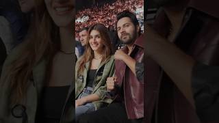 Celebrity Varun Dhawan for UFC 321 with Kriti Sanon at the Etihad Arena, with style, energy and pure charm 😍🔥 Net Worth
