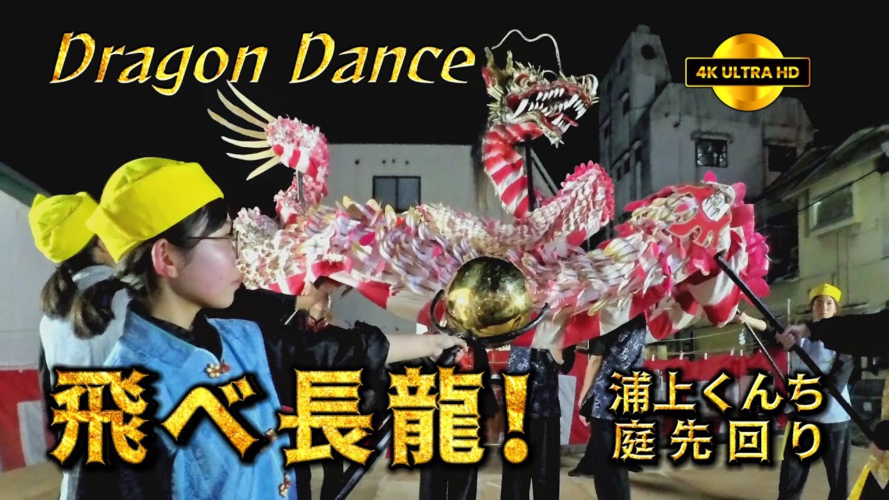 【4K】🐲飛べ長龍🐉 浦上くんち『龍踊』庭先回り #山王神社 #お旅所 #庭先回り #奉納踊 #龍踊 #長崎大学龍踊部 #長龍 #とみた時計店 ...