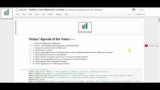 What is Multiple Linear Regression|Adjusted R-squared|F-statistics|pvalue |Rsquared|ClearlyExplained