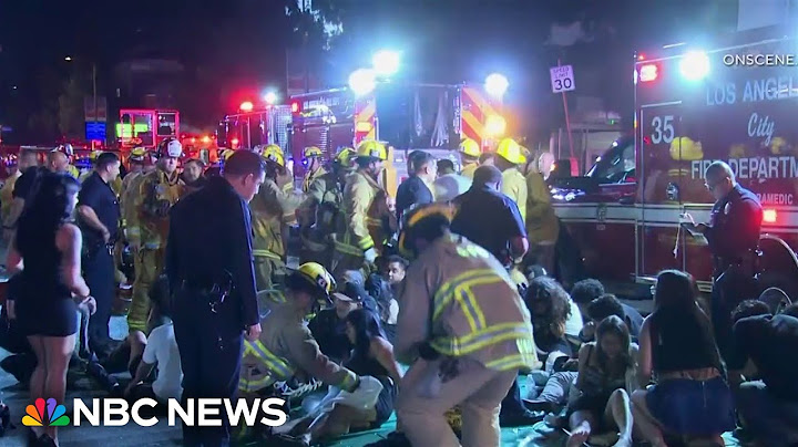 30 injured after driver plows into crowd outside L.A. nightclub