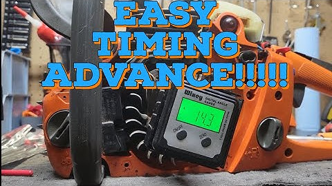 Timing Advance the Easy Way!!!! Husqvarna 455 Rancher