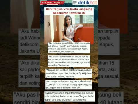 DJ Vivi Jovita Banjir Tawaran #artist #viral #dj #vivi #jovita #netizen