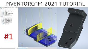 InventorCAM 2021 Tutorial #1 | Mill 2D Basic beginners