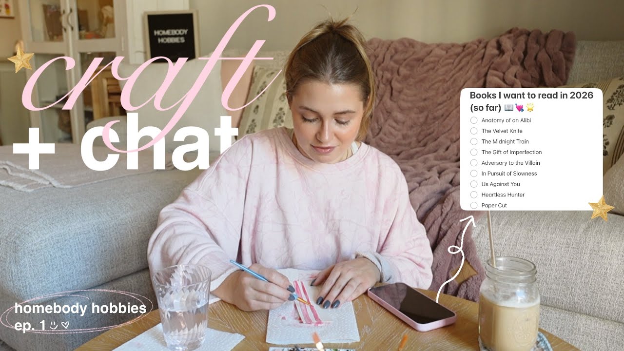 CRAFT & CHAT 🎨💘📚 DIY bookmarks & my 2026 TBR (so far)