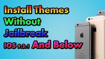 New Install Themes On iPhone/iPod Without Jailbreak On iOS 9.3.1 And Below