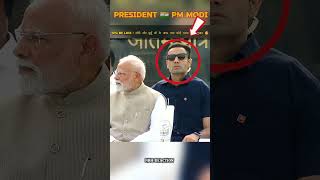 🗿PM Modi's SPG commando and President murmu's Female ADC security ❣️ #shorts