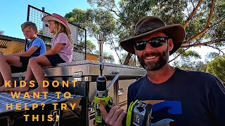MDC Robson XTT Off Road Campertrailer - Setting up with kids