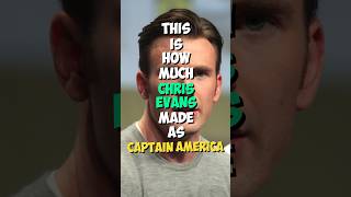 How Much Chris Evans Made As Captain America #shorts #makemoney #chrisevans