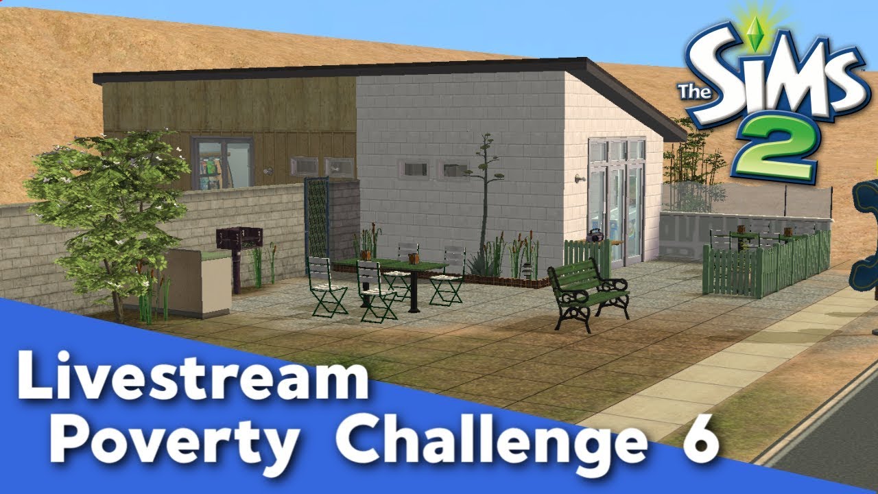 The Sims 2 Poverty Challenge #6 - Pleasant Sims on the Live Simming Train!