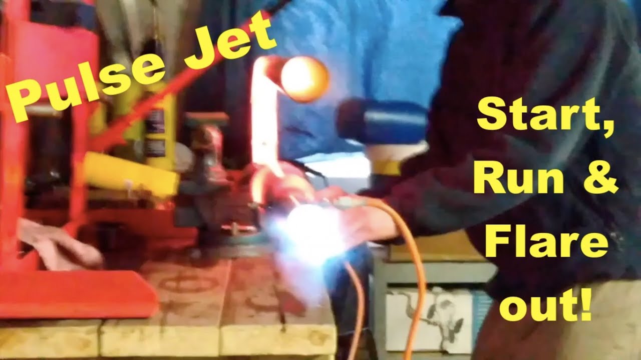 Pulse Jet Start, Run, Flare Out - YouTube