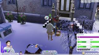Sims 4 - Gagan meets Patchy (scarecrow)
