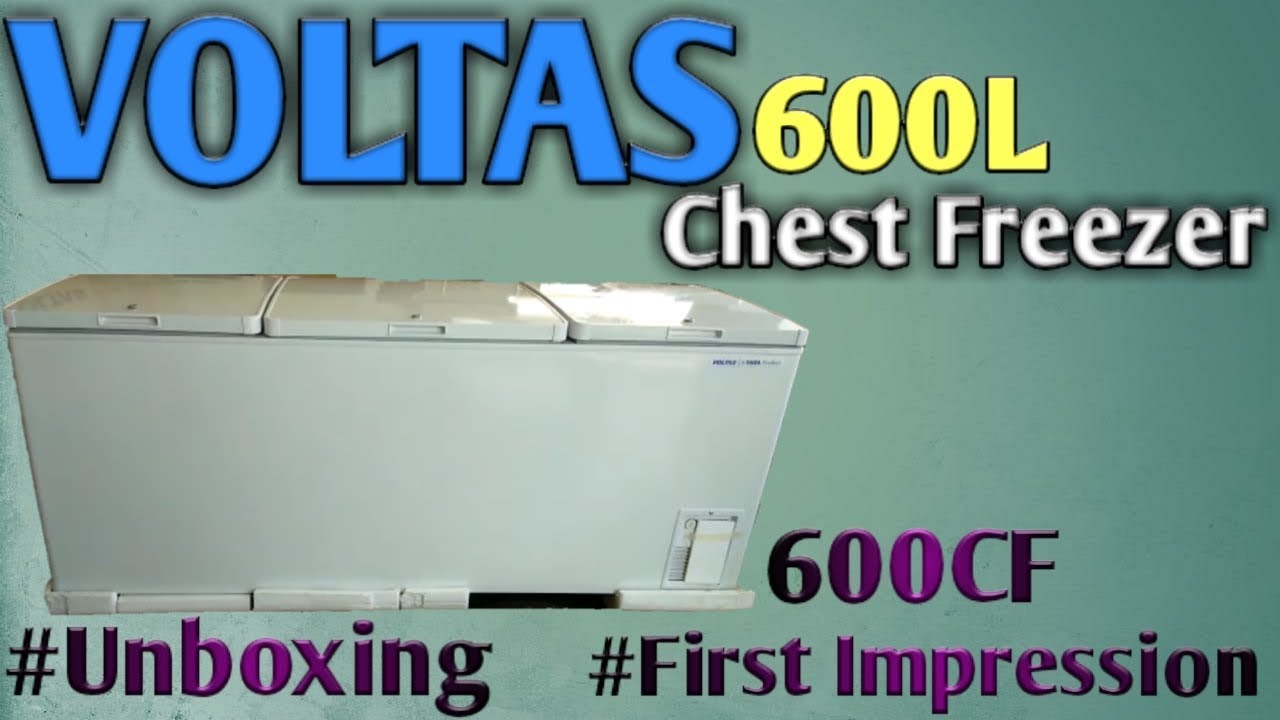 VOLTAS Commercial Chest Freezer 600 Litre Unboxing & First Impression
