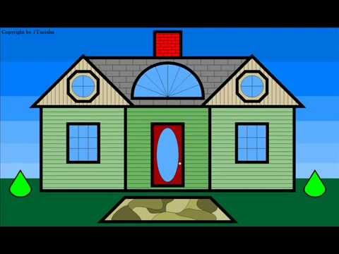 Learn Shapes And Build A Dream Play House for children make assemble