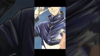 How to draw anime style (Gojo) step-by-step #drawing #tutorial #anime