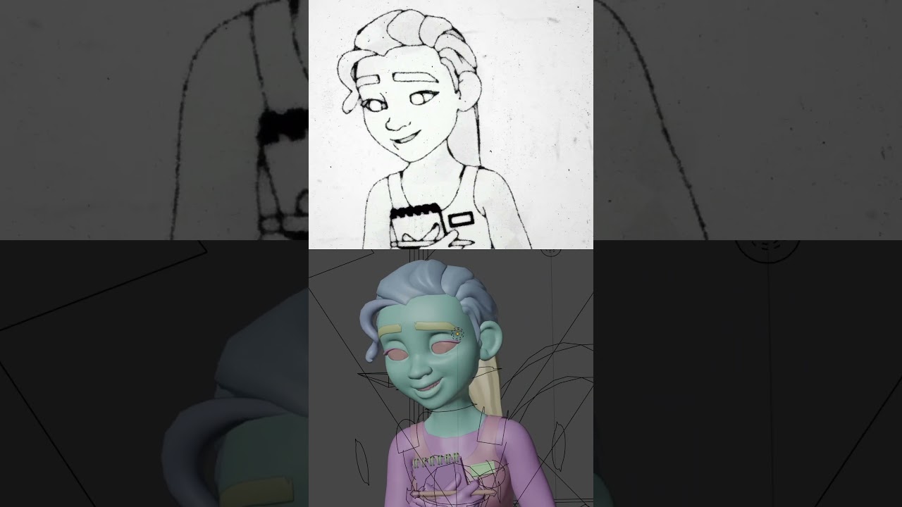 Blender grease pencil experiment 