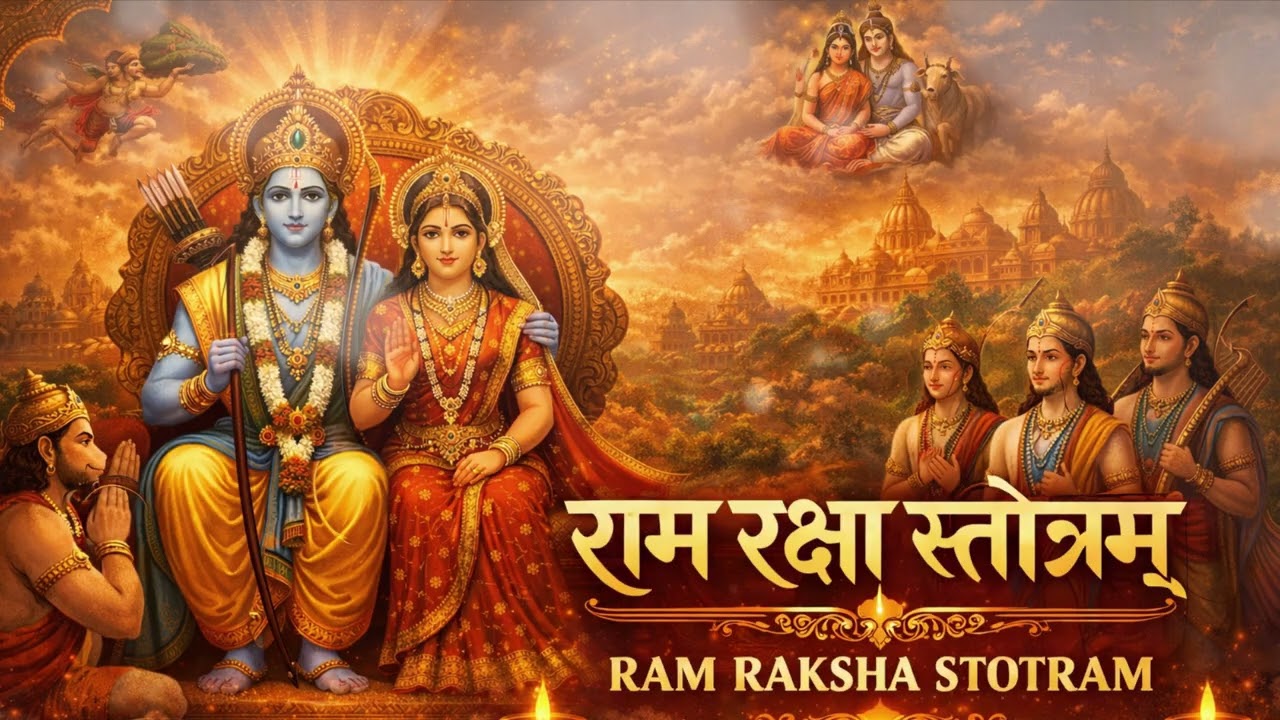 श्री राम रक्षा स्तोत्र 🙏🚩 | Shree Ram Raksha Stotra | Powerful Ram Bhajan | Ram Mantra